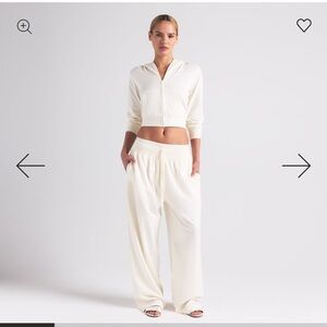 SKIMS cotton jersey wide leg pant